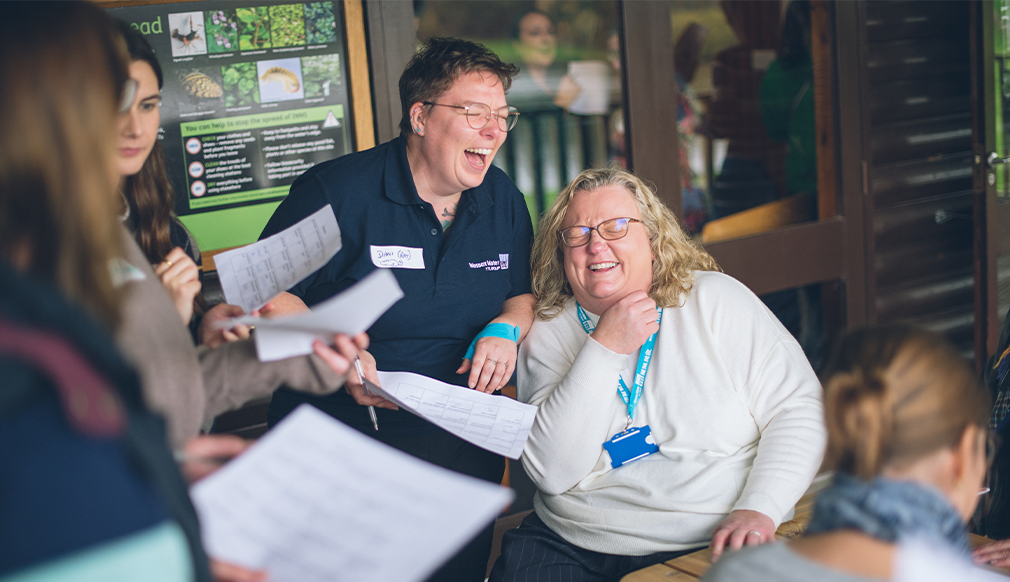 Group of employees at a CID event
