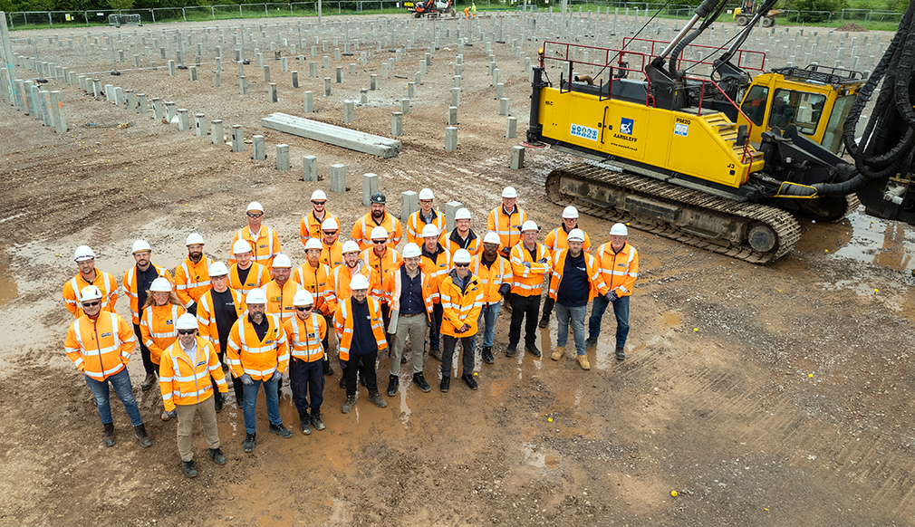 Group on site in PPE