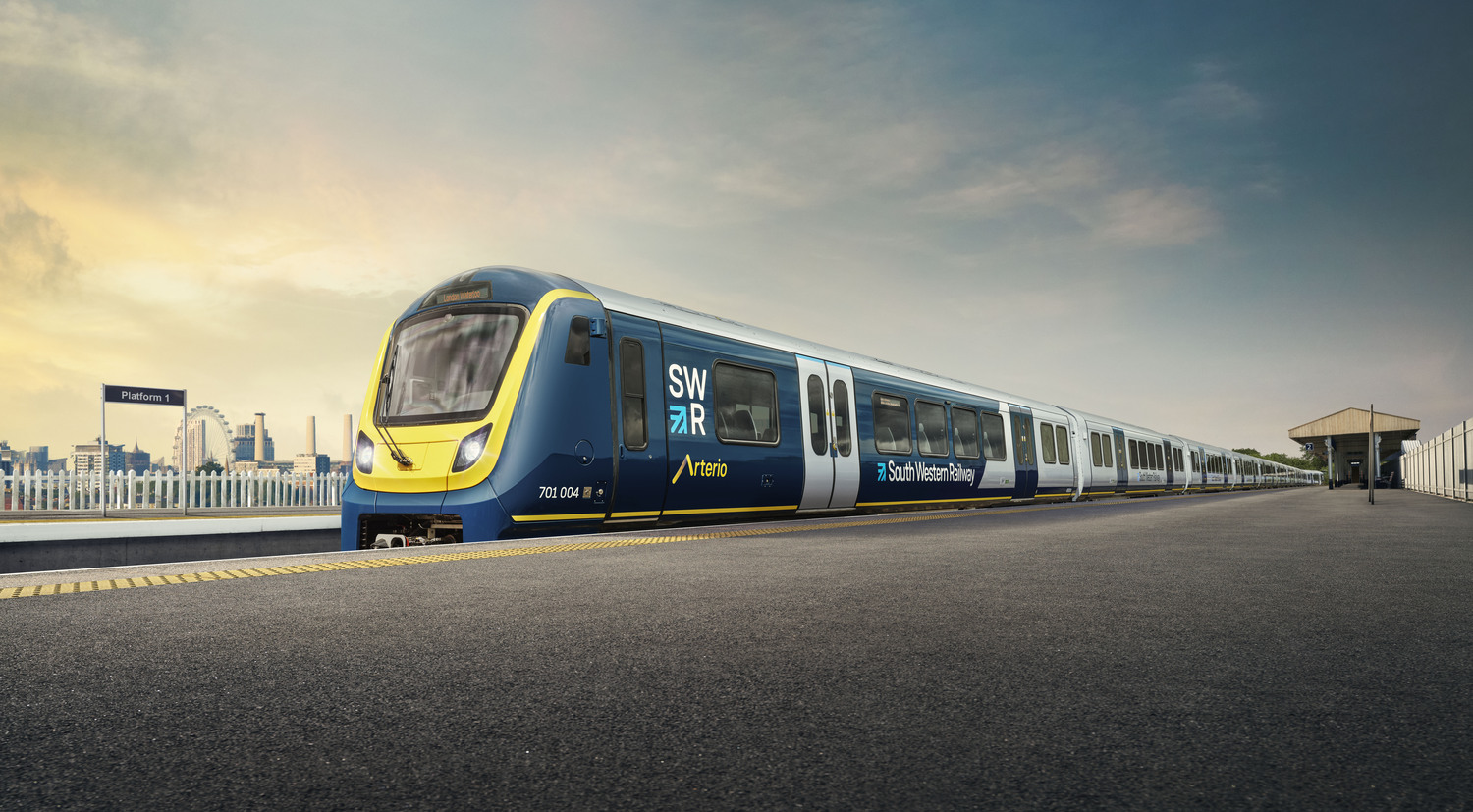 Waterloo Welcomes First GBR Branded Arterio Train Waterloo Welcomes First GBR Branded Arterio Train