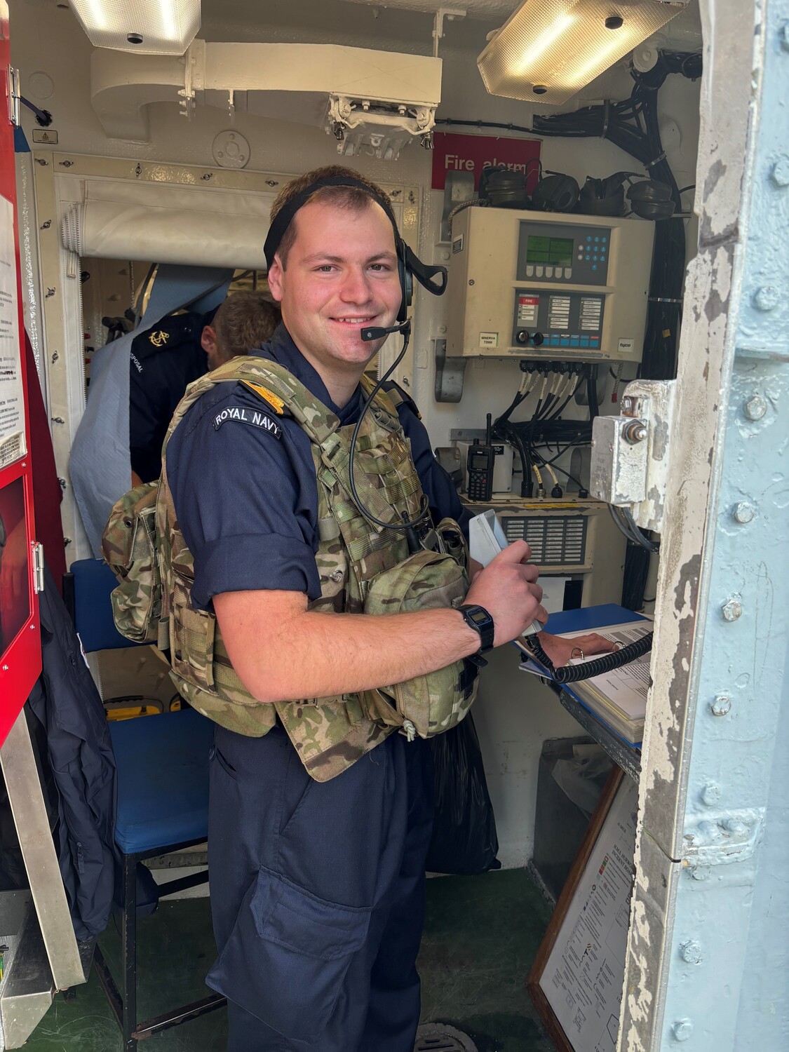 Wristwatch, Adult, Male, Man, Person, Electrical Device, Microphone, Military, Officer, Face