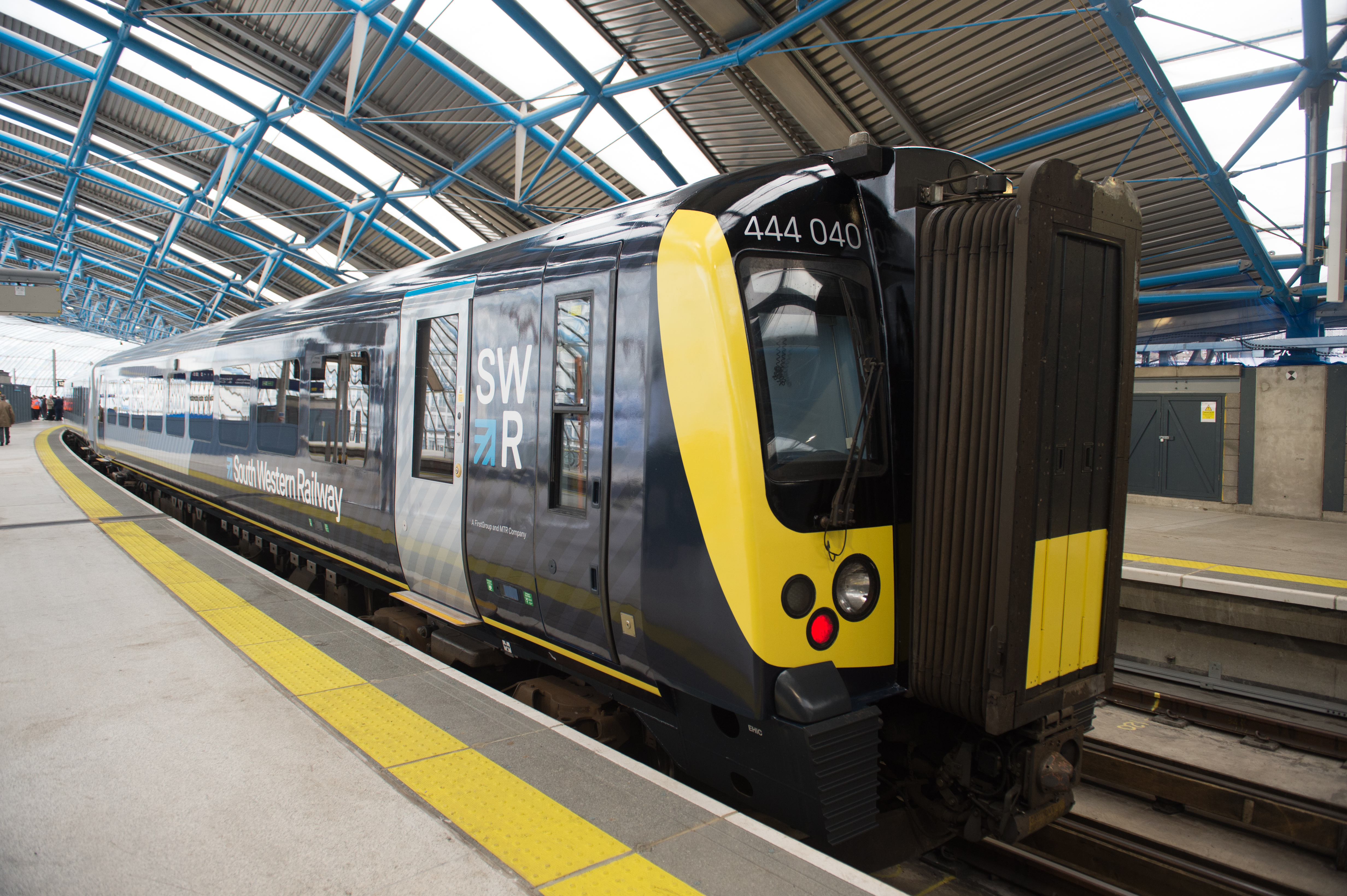 Railway, Terminal, Train, Train Station, Transportation, Vehicle, Person