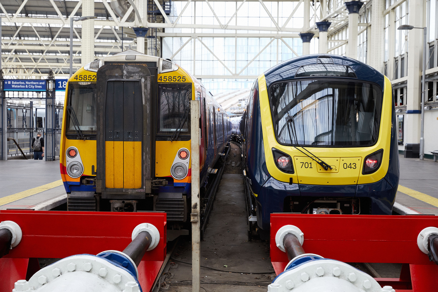 Terminal, Railway, Train, Train Station, Transportation, Vehicle, Person, Jeans, Pants, Handbag