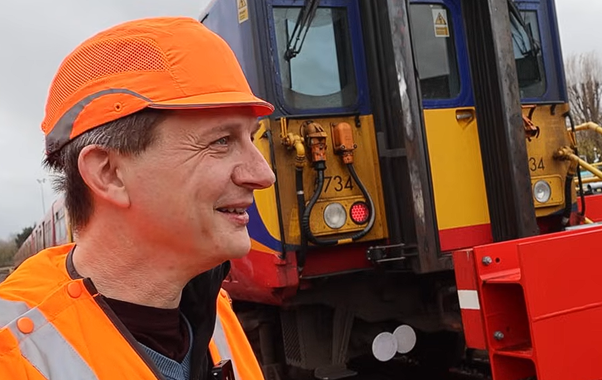 Person, Worker, Head, Face, Adult, Male, Man, Happy, Train, Smile