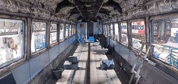 Transportation, Vehicle, Railway, Train, Architecture, Building, Outdoors, Aircraft