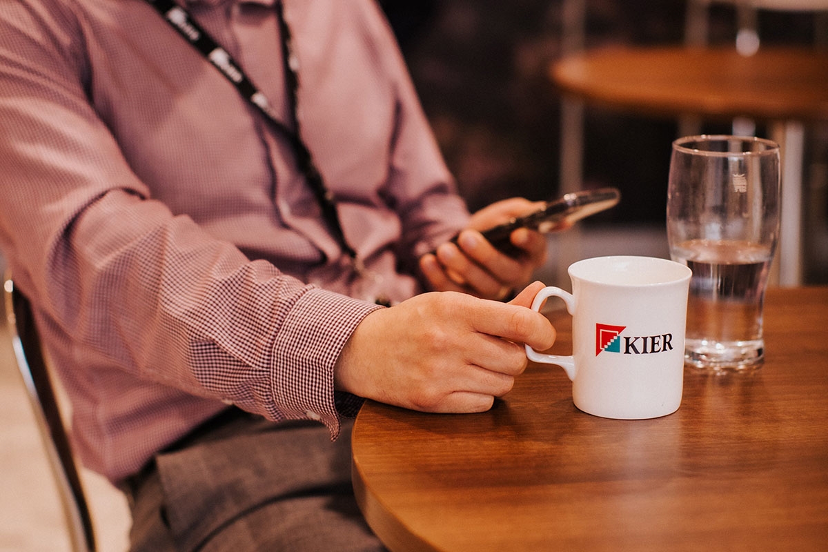 Cup, Adult, Male, Man, Person, Mobile Phone, Phone, Finger, Texting, Coffee Cup