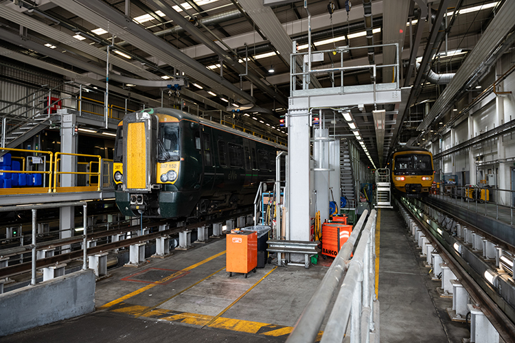 Building, Factory, Terminal, Railway, Train, Transportation, Vehicle, Manufacturing, Train Station, Workshop