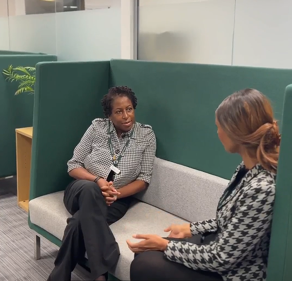 Conversation, Person, Adult, Female, Woman, Interview, Sitting, Head, Face