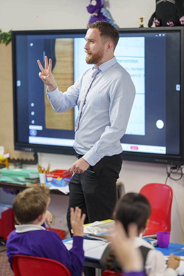 Boy, Child, Male, Person, Adult, Man, Cup, Chair, Tie, Teacher