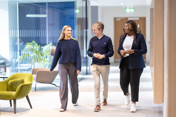 Adult, Female, Person, Woman, Pants, Coat, Male, Man, Sweater, Conversation