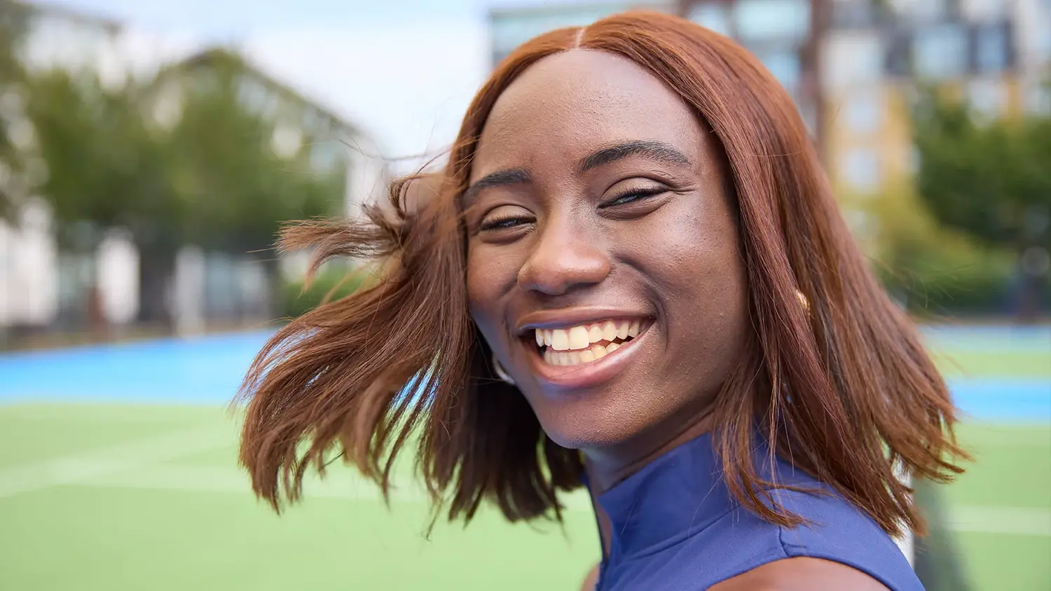 Face, Happy, Head, Person, Smile, Laughing, Adult, Female, Woman, Dimples
