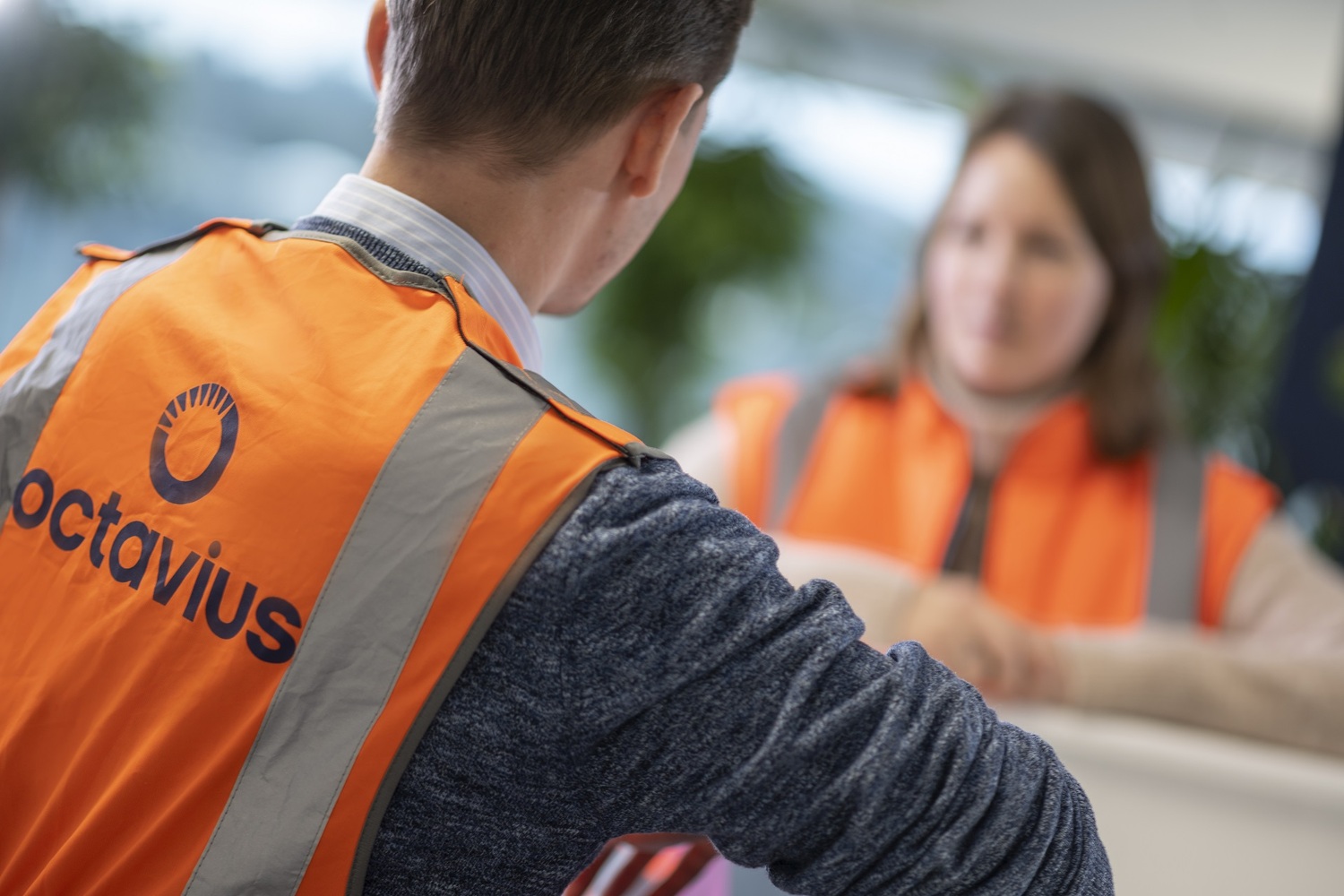 Clothing, Vest, Lifejacket, Person, Face, Head, People, Logo, Worker