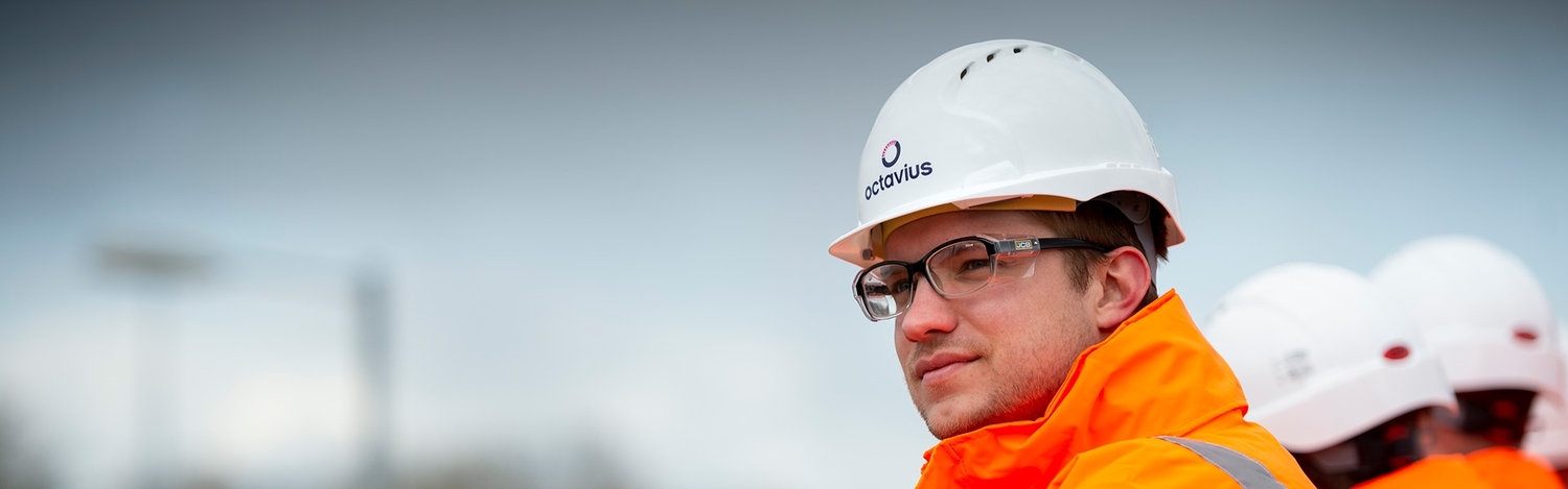 Hardhat, Helmet, Person, Worker, Adult, Male, Man, Face, Accessories, Glasses