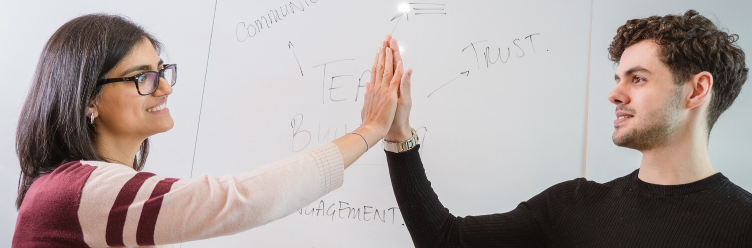 Adult, Female, Person, Woman, Head, Male, Man, White Board, Glasses, Face