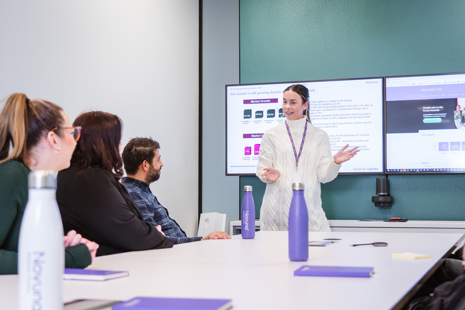 Adult, Female, Person, Woman, Male, Man, Glasses, People, Desk, Coat