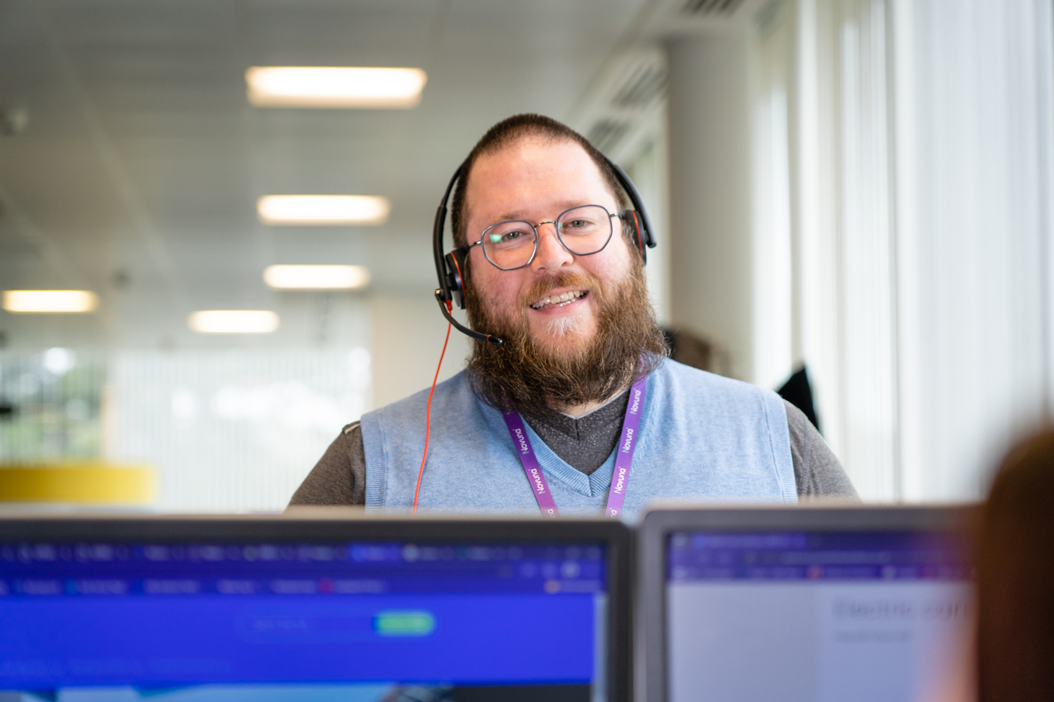 Beard, Face, Head, Person, Laptop, Pc, Screen, Monitor, Adult, Man