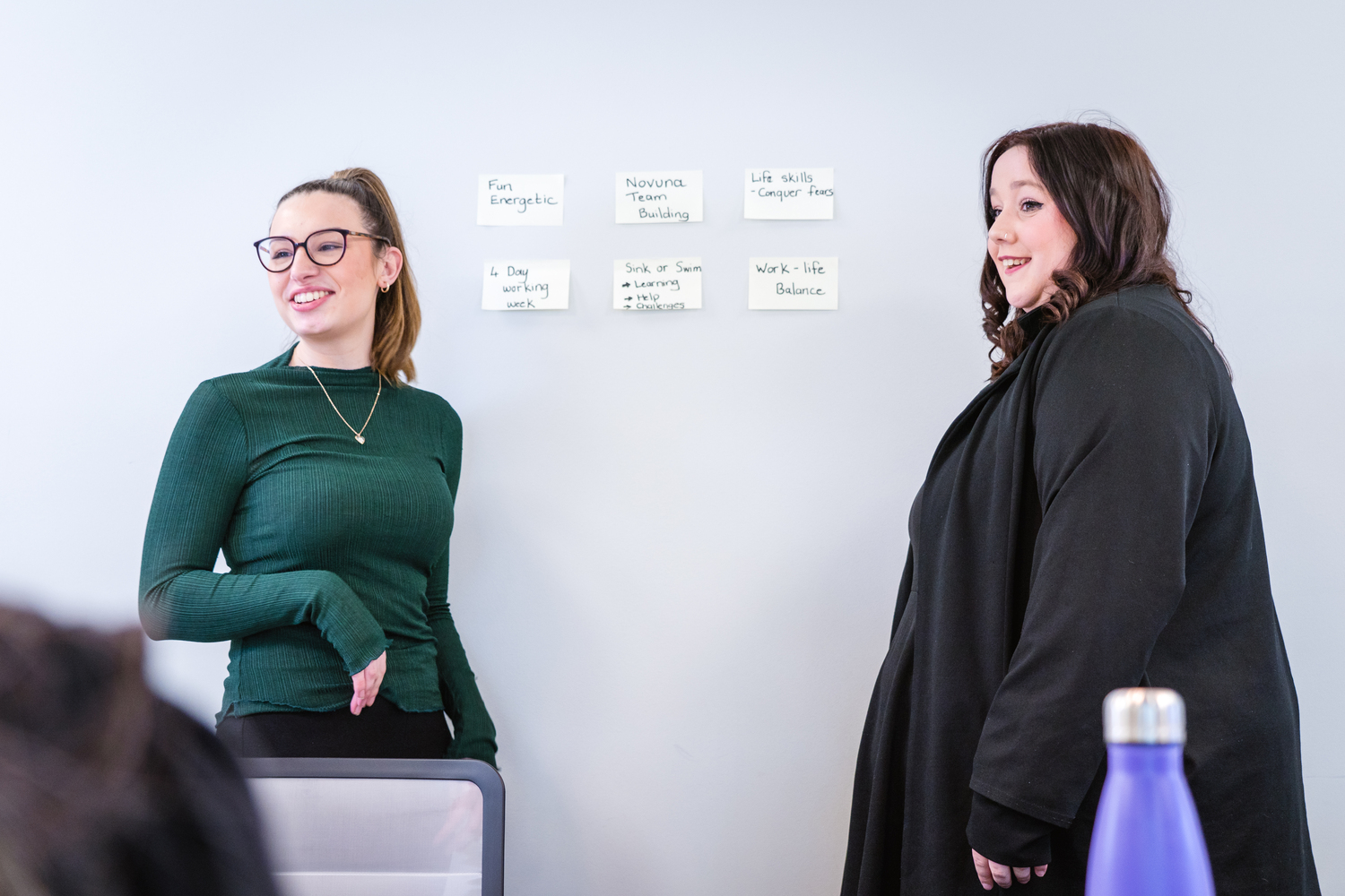 Long Sleeve, Adult, Female, Person, Woman, Head, Glasses, Face, Happy, Smile