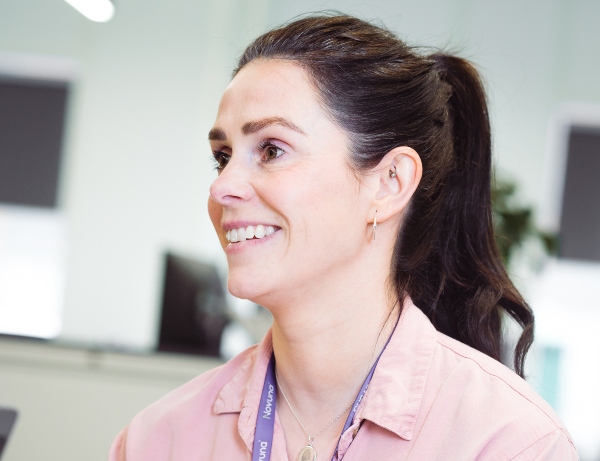 Face, Head, Neck, Person, Smile, Adult, Female, Woman, Necklace, Dimples