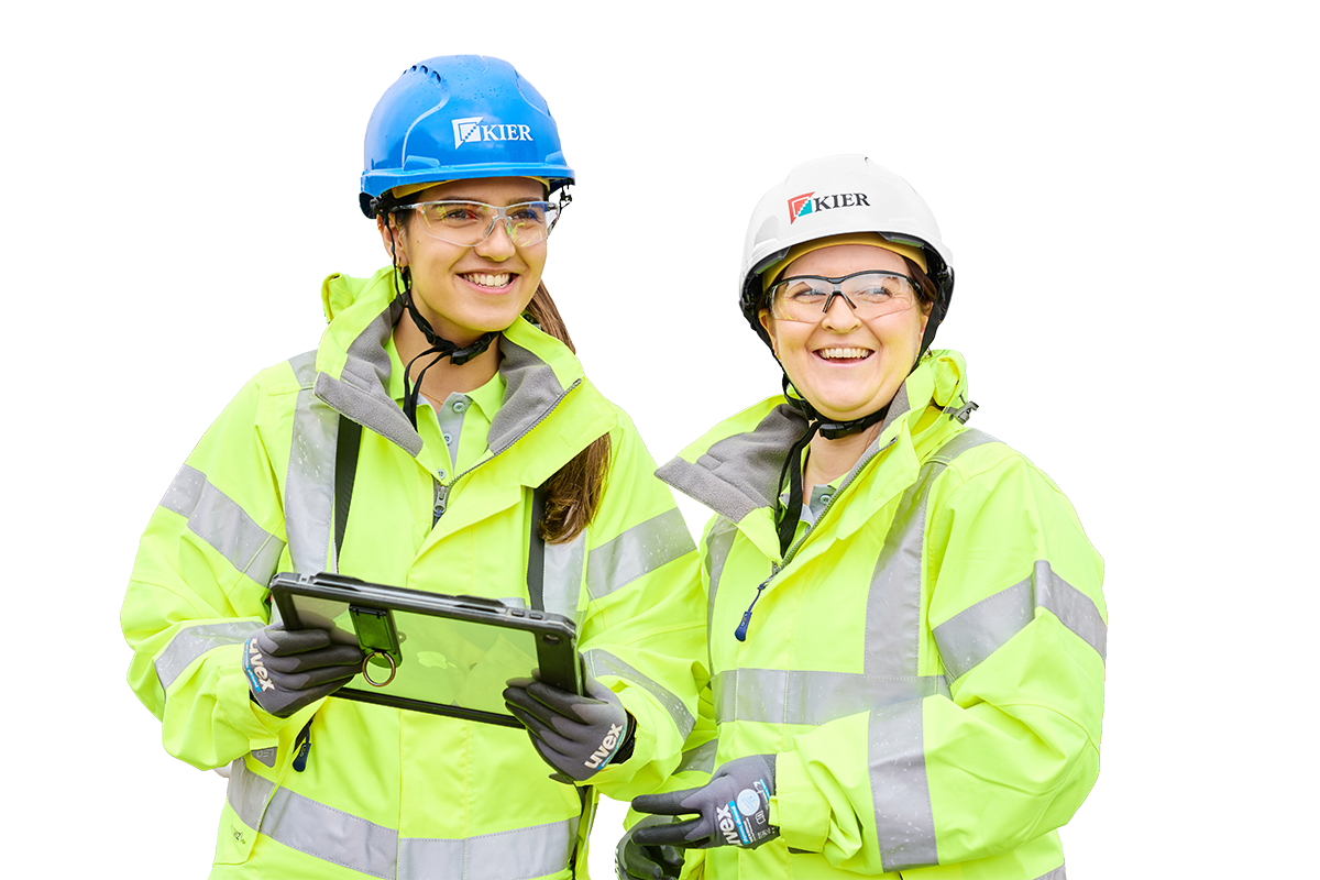 Coat, Hardhat, Helmet, Person, Worker, Face, Head, Glasses, Gun, Jacket