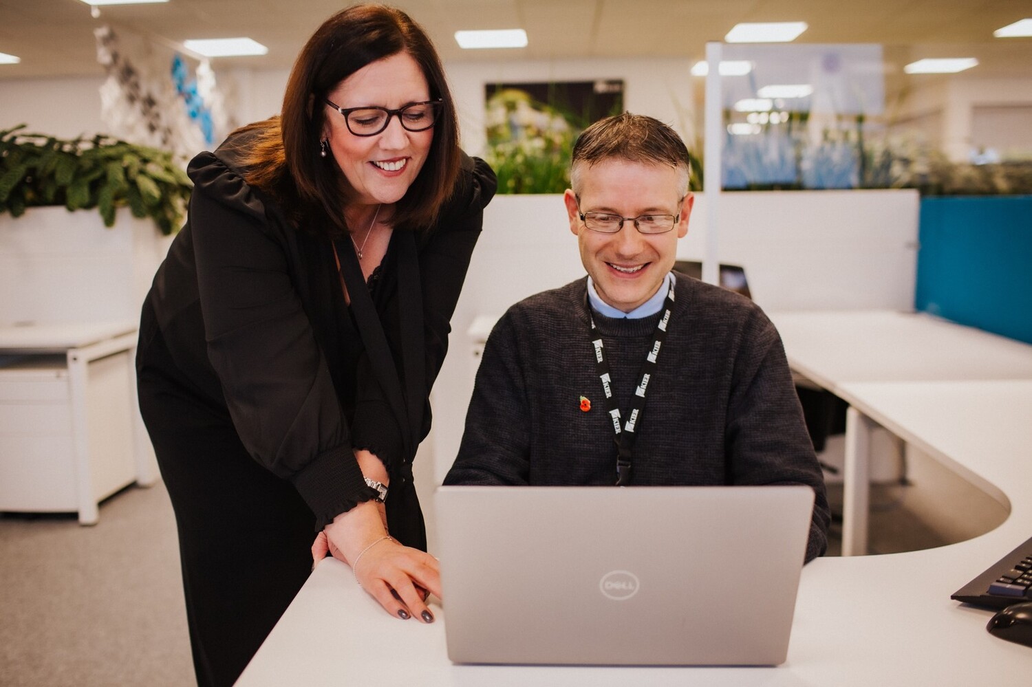 Computer, Laptop, Pc, Table, Adult, Female, Person, Woman, Coat, Man