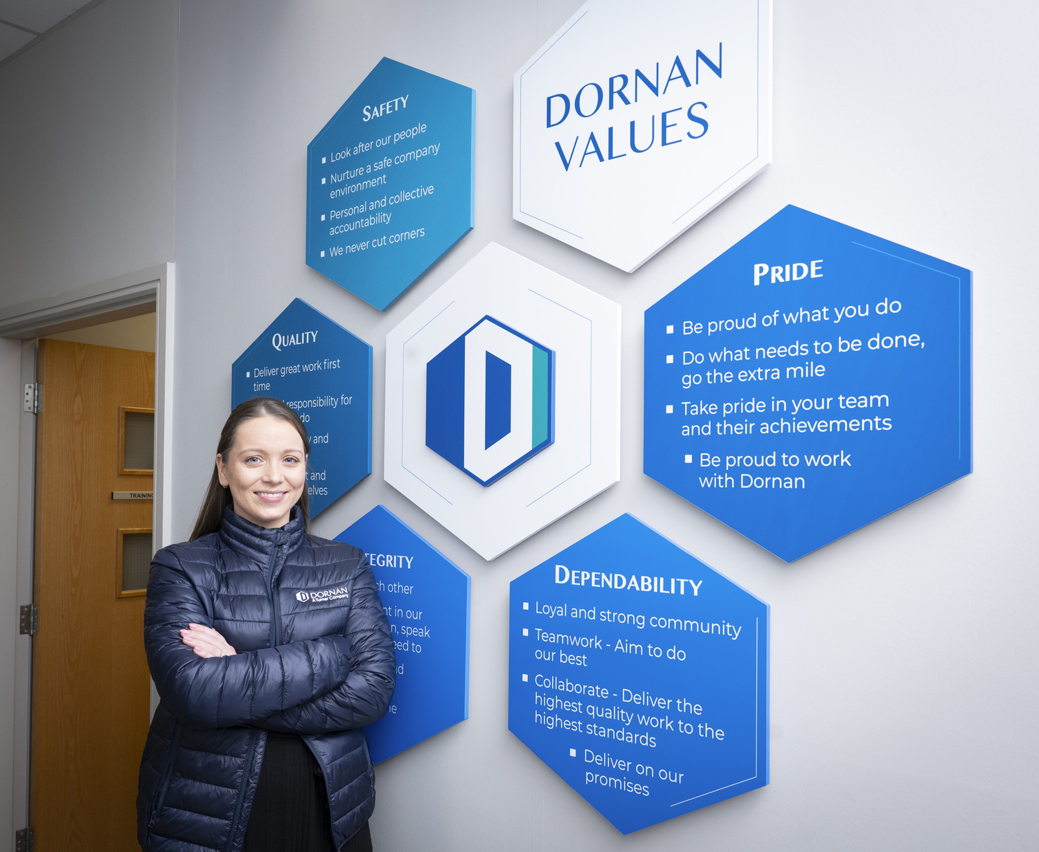 Coat, Jacket, Adult, Female, Person, Woman, Advertisement, Poster, Business Card, Face