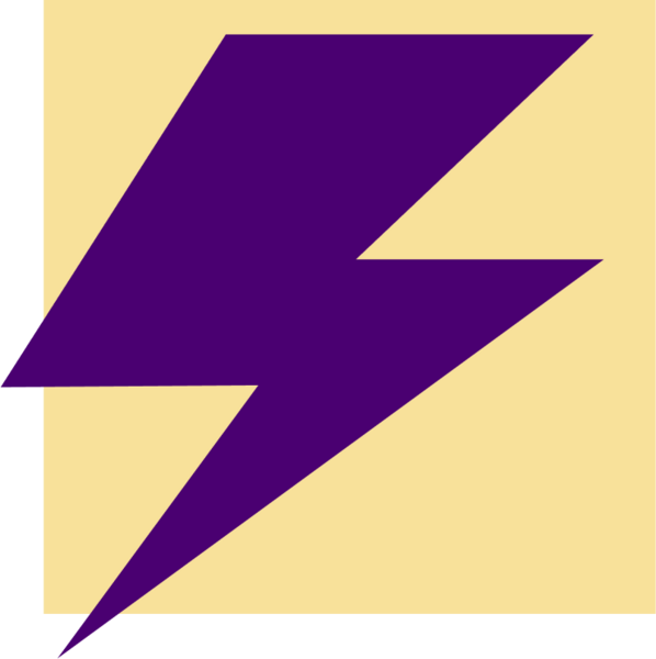 Fettgedrucktes Symbol – Blitz