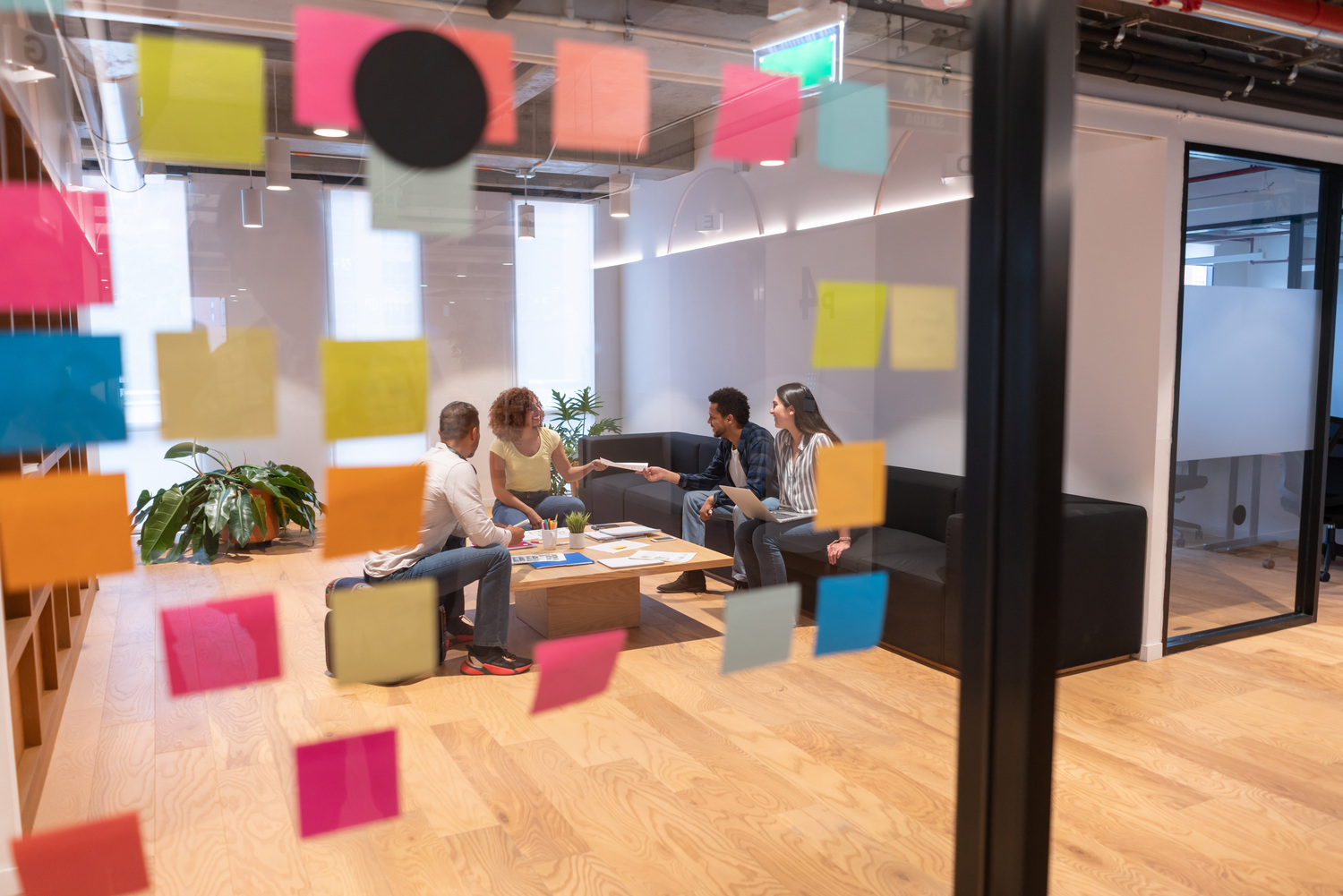 Indoors, Lounge, Person, Adult, Male, Man, Shoe, Plant, Foyer, Interior Design