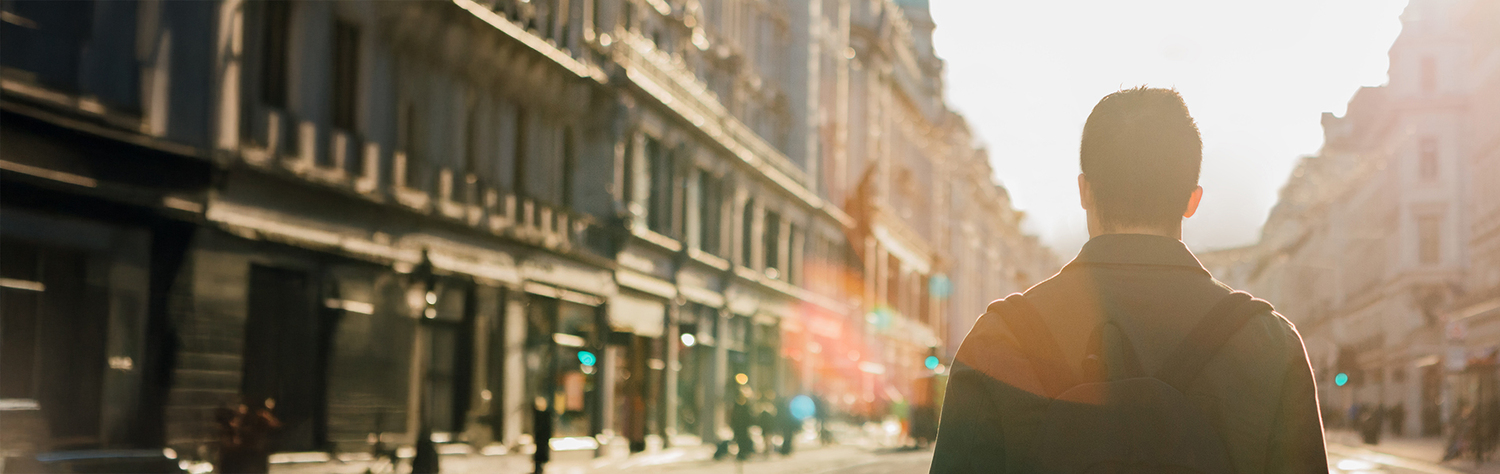 City, Street, Urban, Person, Walking, Adult, Male, Man, Sunlight, Neighborhood