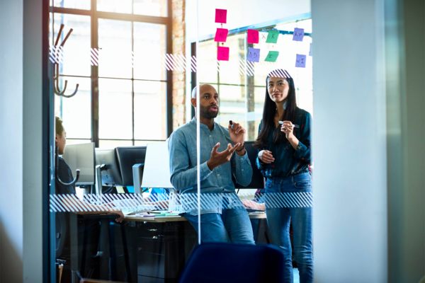 Adult, Male, Man, Person, Female, Woman, Monitor, Chair, Conversation, Coat