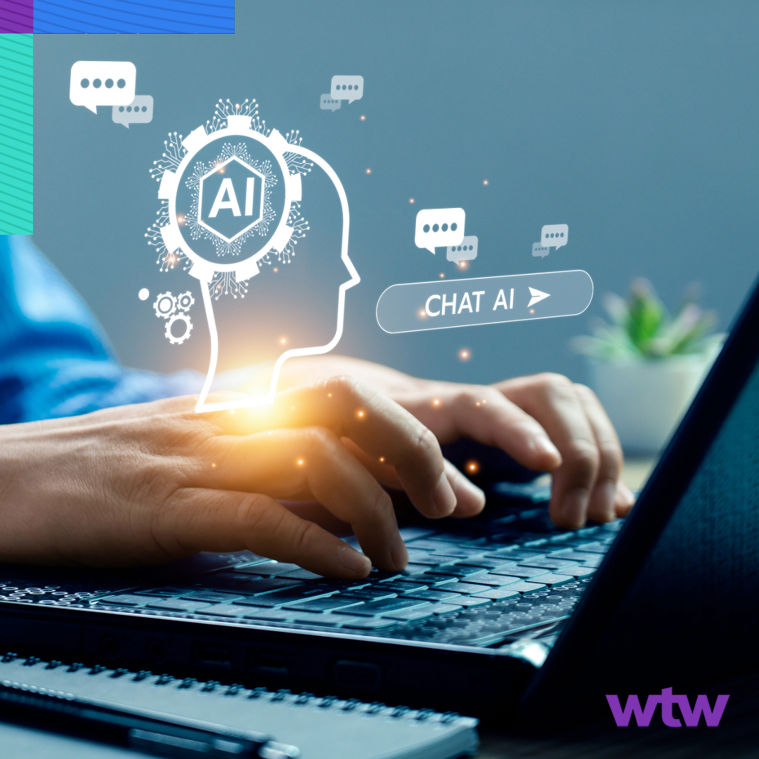 colleague using the leptop