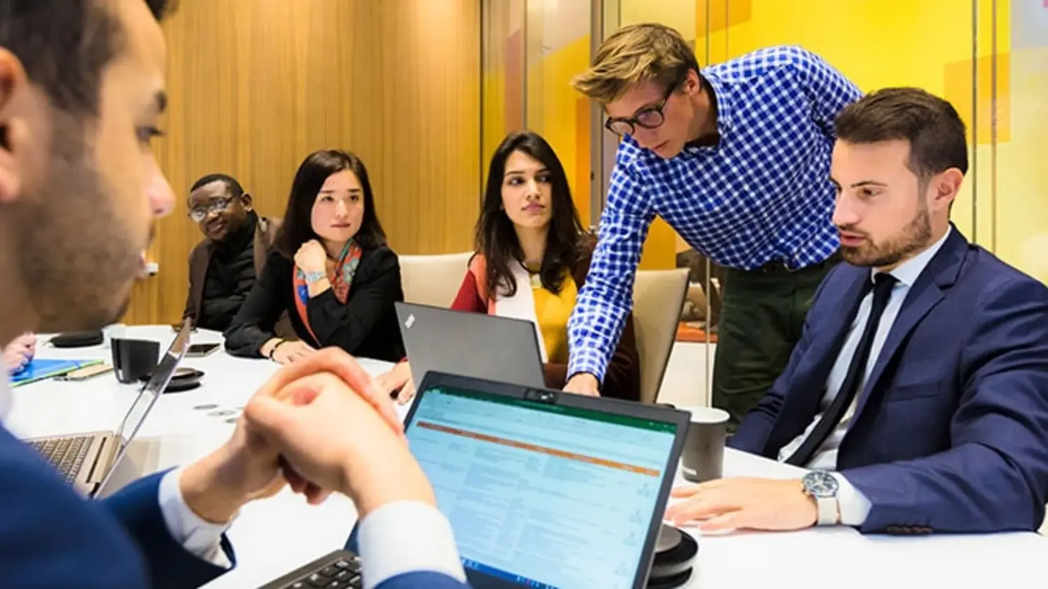 Adult, Female, Person, Woman, Girl, Teen, Male, Man, Laptop, Executive