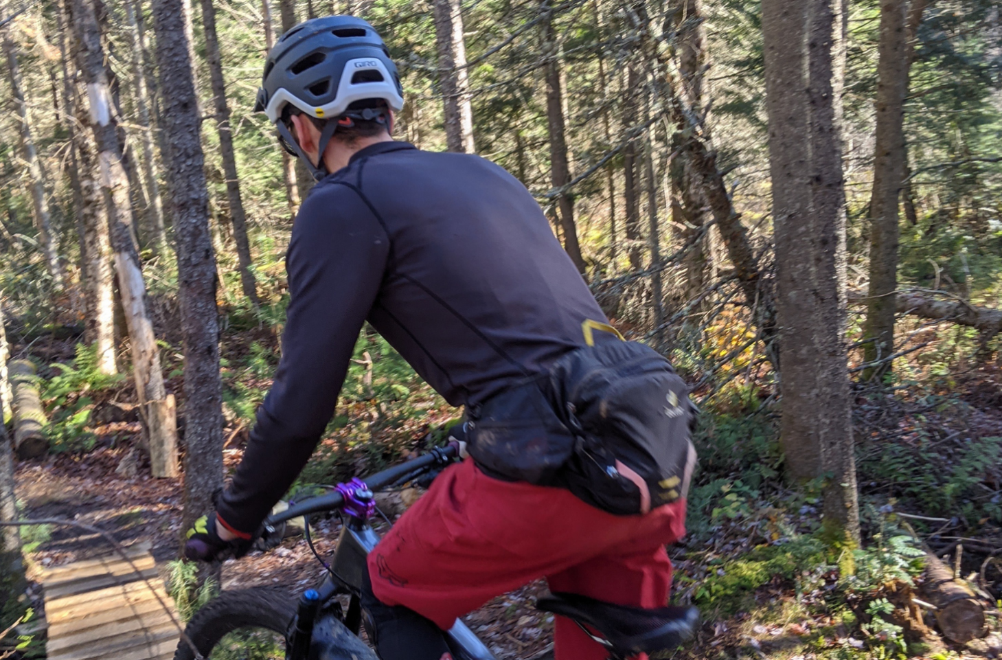 Phil spending time in nature mountain biking