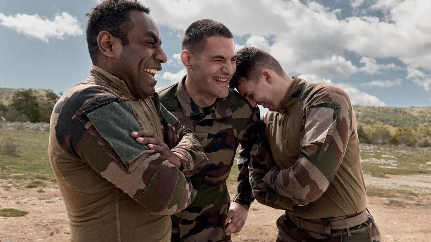 Adult, Male, Man, Person, Head, Face, Happy, Military, Laughing, Military Uniform