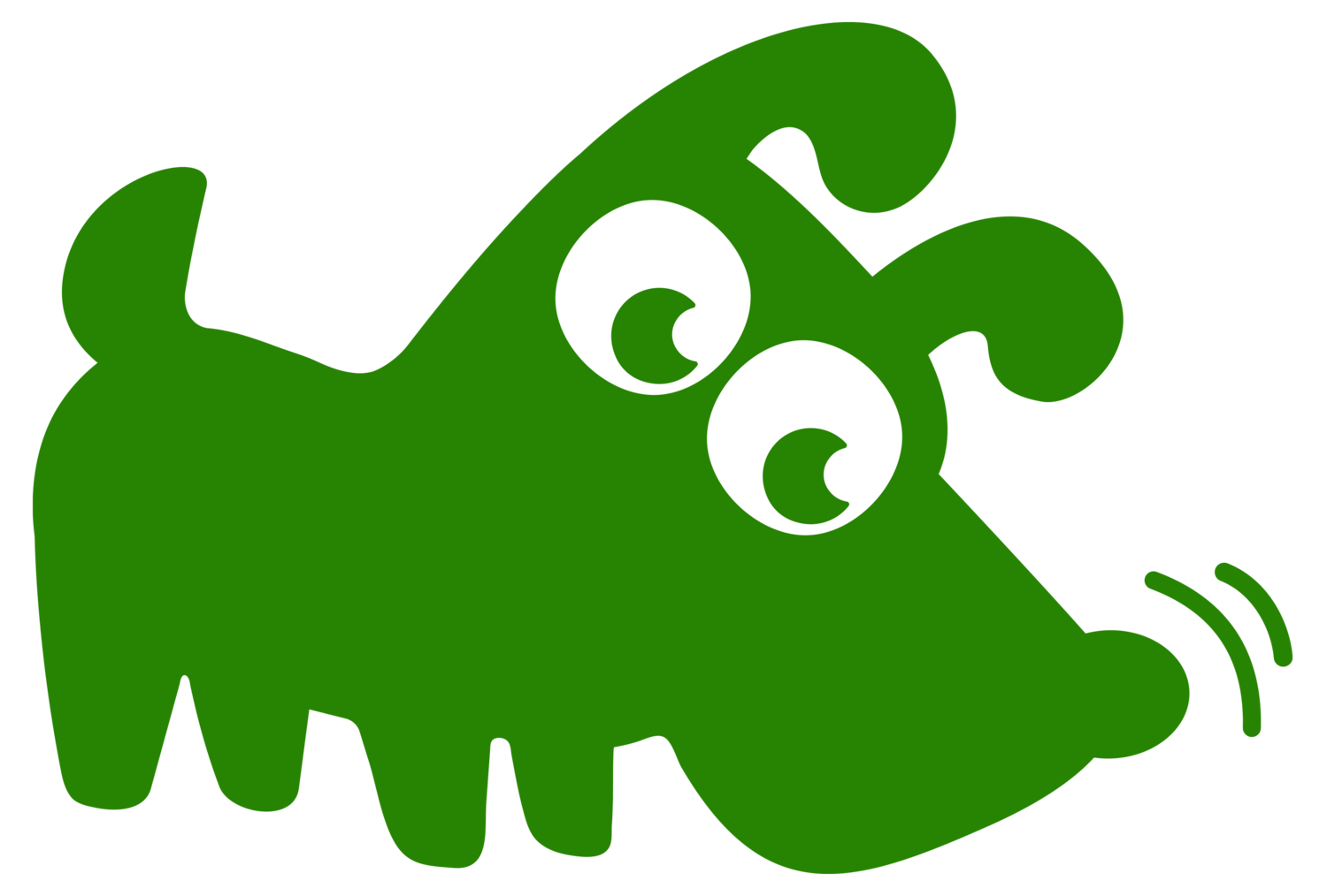 Green, Animal, Fish, Sea Life, Shark