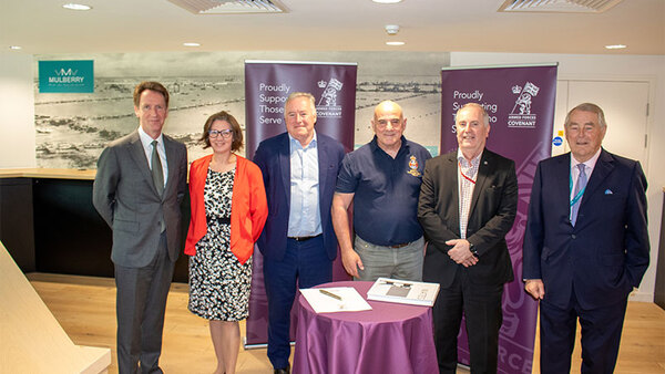 Armed Forces Covenant signed by Eoghan O’Lionaird on 80th anniversary of D-Day landings