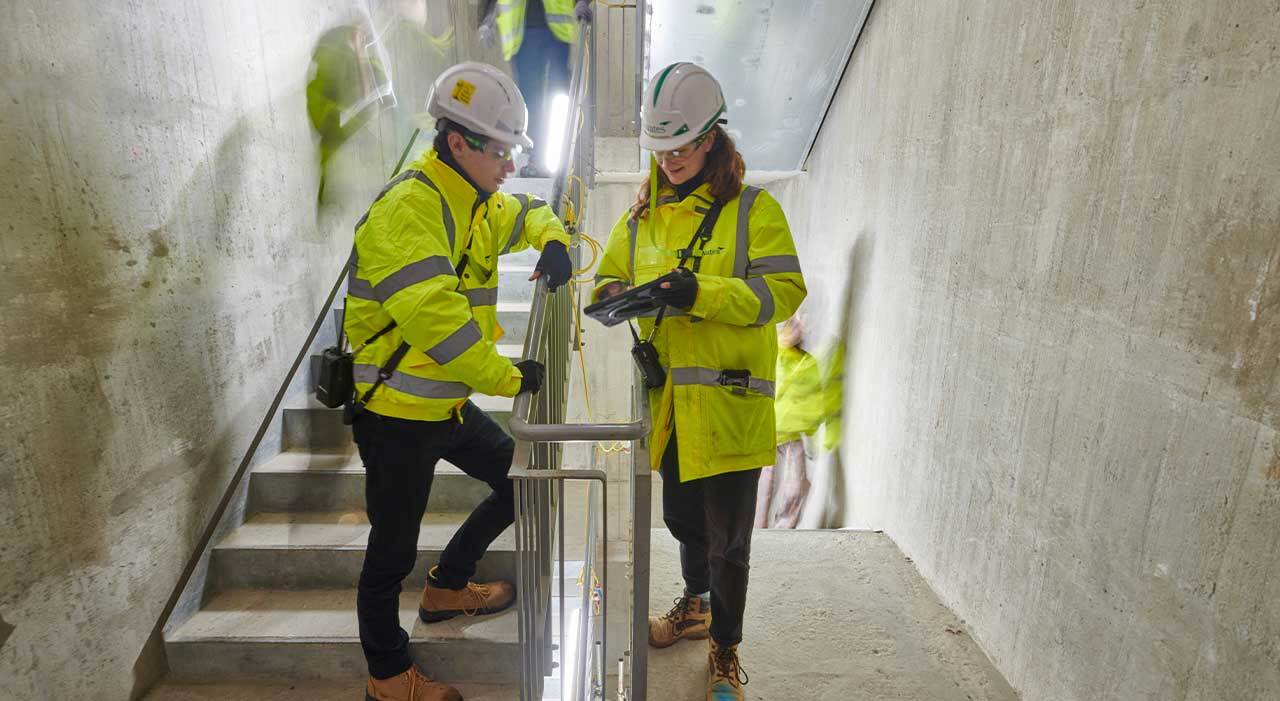 Person, Worker, Adult, Male, Man, Female, Woman, Jacket, Helmet, Shoe