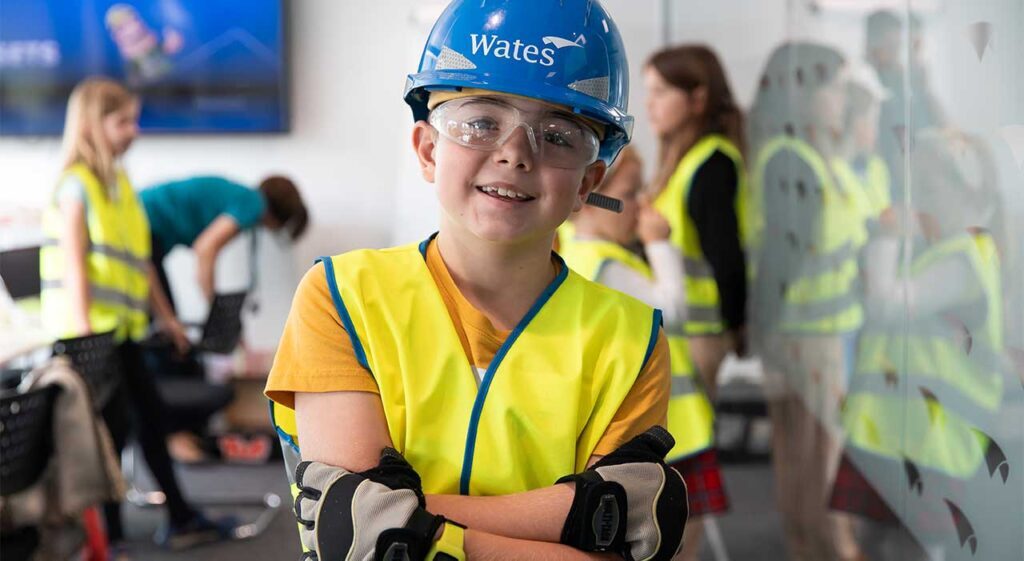 Person, Worker, Clothing, Hardhat, Helmet, Boy, Child, Male, Glove, Face