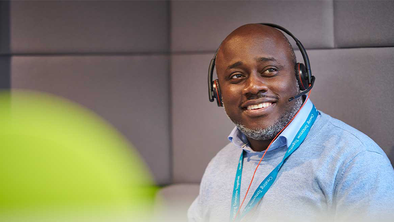 Electronics, Headphones, Face, Happy, Head, Person, Smile, Adult, Male, Man