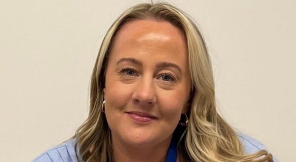 Blonde, Person, Head, Face, Smile, Adult, Female, Woman, Neck, Dimples