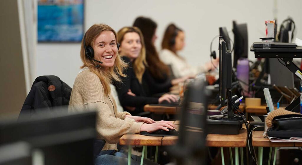 Adult, Female, Person, Woman, Table, Desk, Student, Face, Head, Smile